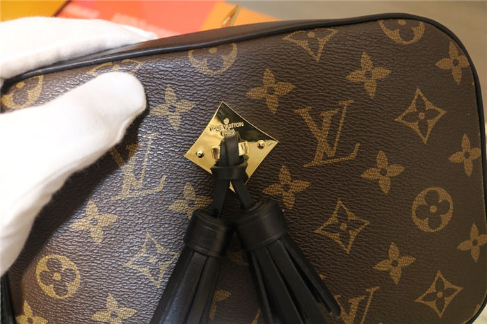 Louis Vuitton Black Saintonge Bag Monogram M43555