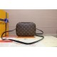 Louis Vuitton Black Saintonge Bag Monogram M43555