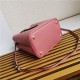 Medium Saffiano Leather Prada Panier Bag Pink-I High