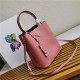 Medium Saffiano Leather Prada Panier Bag Pink-II High