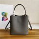 Medium Saffiano Leather Prada Panier Bag Grey High