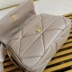 Prada System nappa leather patchwork bag Taupe High