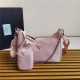 Prada Re-Edition 2005 nylon shoulder bag Pink High