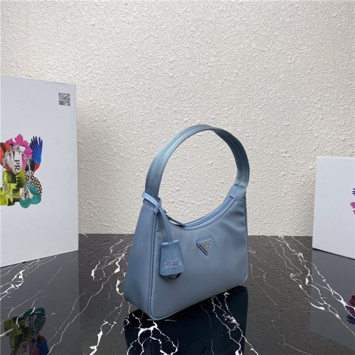 Prada Re-Nylon Re-Edition 2000 mini-bag Grey Blue High