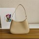 Prada Cleo brushed leather shoulder bag 1BC499 Beige High