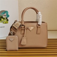 Prada Galleria Saffiano leather mini bag Beige High