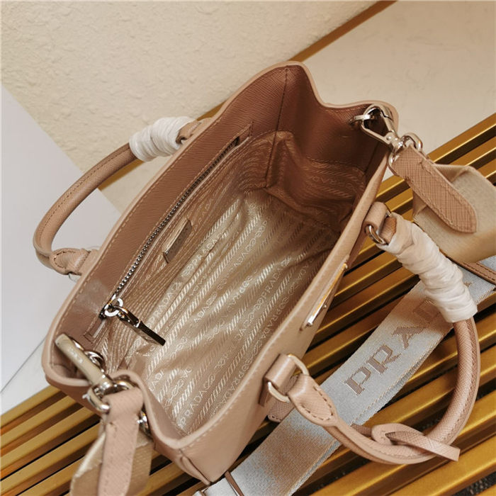 Prada Galleria Saffiano leather mini bag Beige High