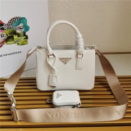 Prada Galleria Saffiano leather mini bag White High