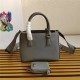 Prada Galleria Saffiano leather mini bag Grey High