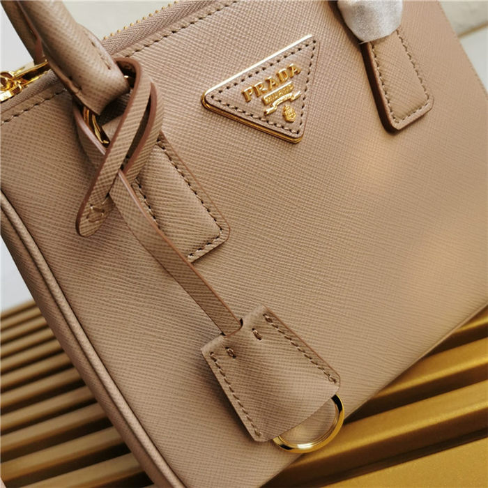 Prada Galleria Saffiano leather micro-bag Beige High