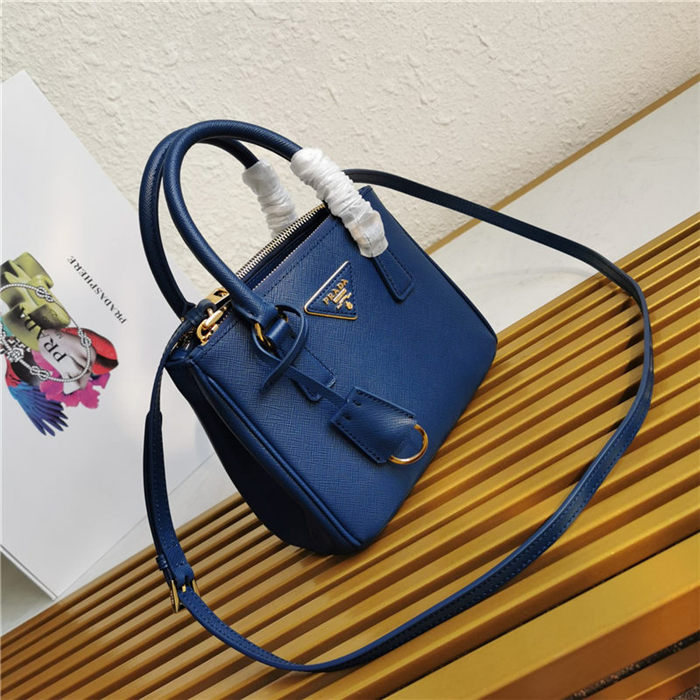 Prada Galleria Saffiano leather micro-bag Blue High