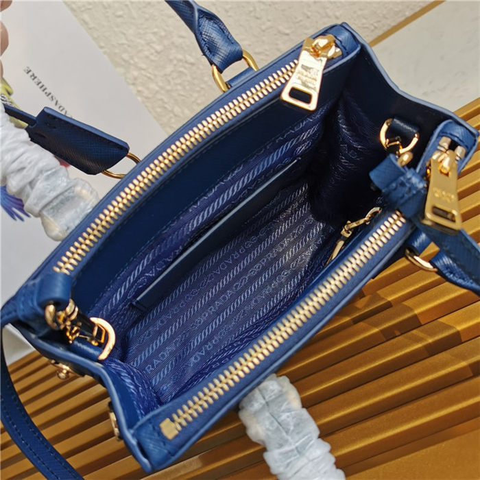 Prada Galleria Saffiano leather micro-bag Blue High