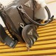 Prada Galleria brushed leather small bag Black High