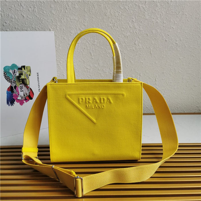 Prada Drill tote bag Yellow High