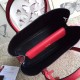 Prada Red Saffiano Double Medium Bag High