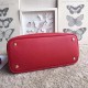 Prada Red Saffiano Double Medium Bag High