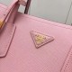 Prada Bicolor Double Medium Pink Saffiano Bag High