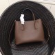 Prada Bicolor Double Medium Palisander Saffiano Bag High