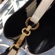 Prada White Saffiano North South Double Medium Bag High