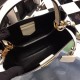 Prada White Saffiano North South Double Medium Bag High