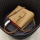 Prada Brown Saffiano Leather Double Bag High