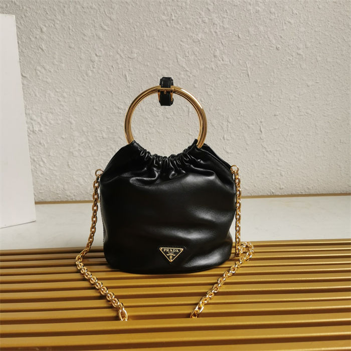 Prada Mini Bucket Bag 1BC227 Nappa Leather High