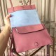 Prada Etiquette Bag In Pink Calfskin With Metal Stud Trim High