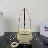 Prada Cleo brushed leather mini bag 1BH188 Yellow High