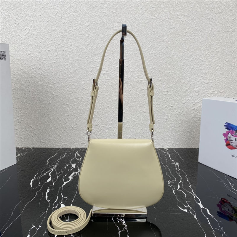 Prada Cleo brushed leather mini bag 1BH188 Yellow High