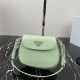 Prada Cleo brushed leather mini bag 1BH188 Green High