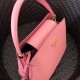 Prada Matinee Mini Bag In Pink Saffiano Leather High