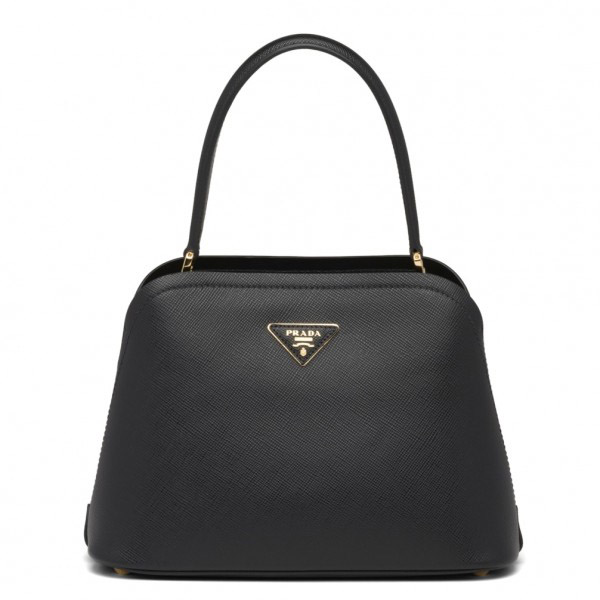 Prada Matinee Mini Bag In Black Saffiano Leather High