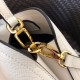 Prada Matinee Mini Bag In White Saffiano Leather High