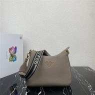 Prada Leather bag 1BC178 Grey High