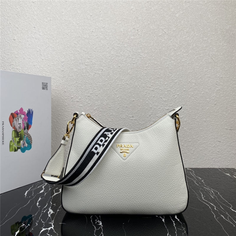 Prada Leather bag 1BC178 White High