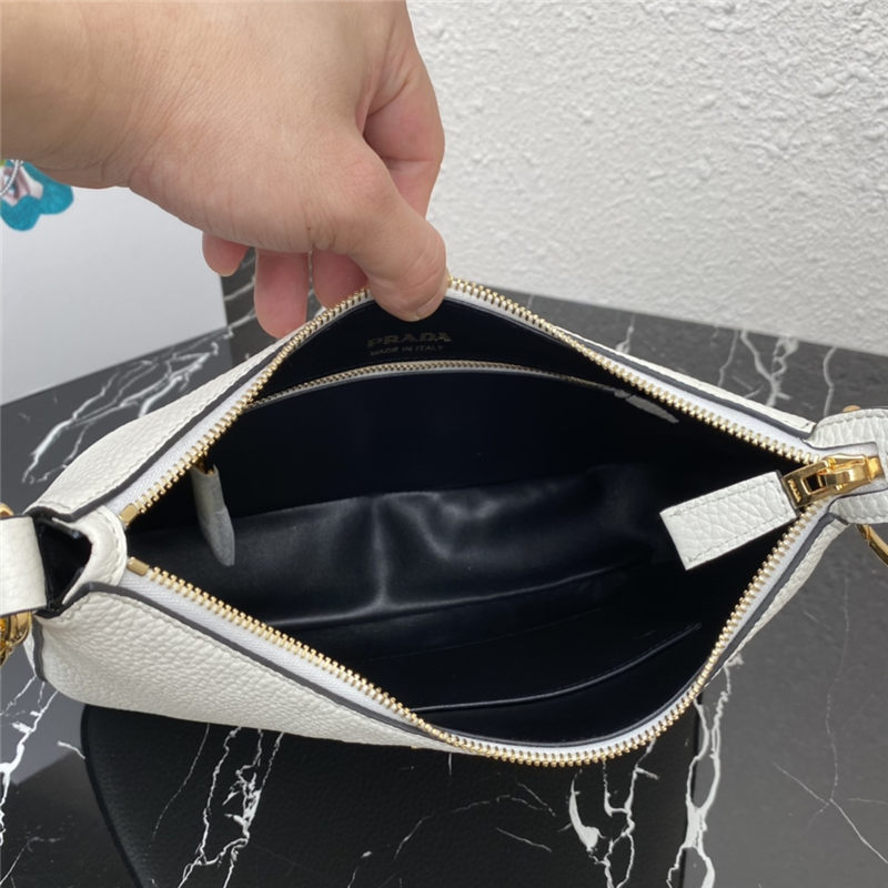 Prada Leather bag 1BC178 White High