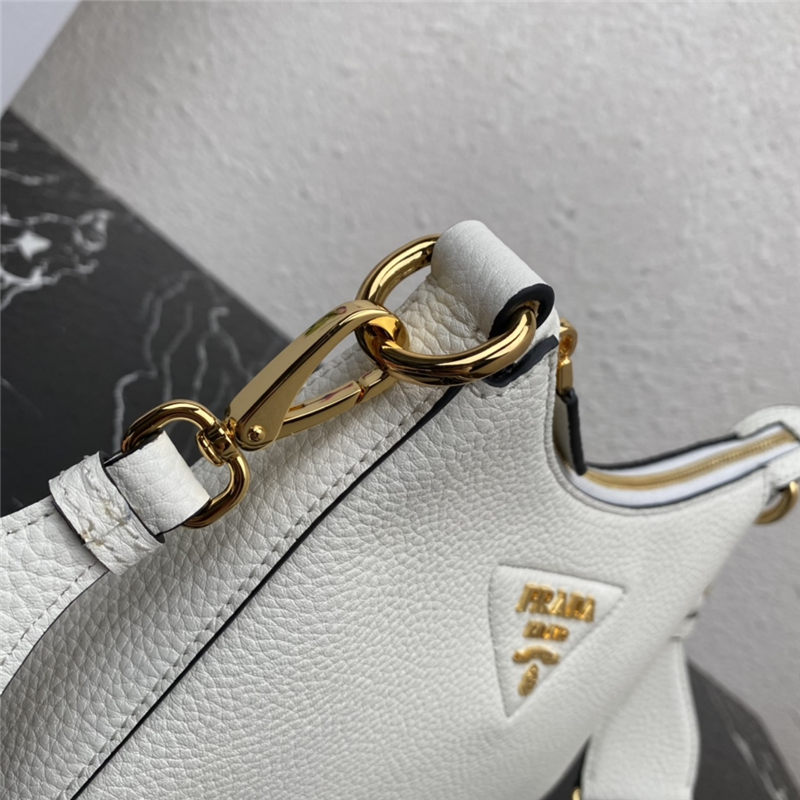 Prada Leather shoulder bag 1BH193 White High