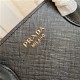 Prada Large Saffiano Leather Handbag Tote Black-I High