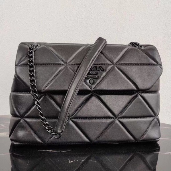 Prada Spectrum Large Bag In Black Nappa Leather High