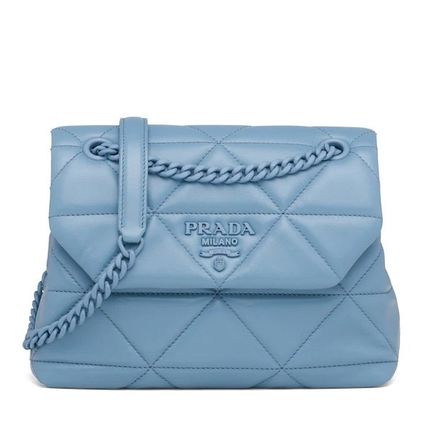 Prada Spectrum Small Bag In Sky Blue Nappa Leather High