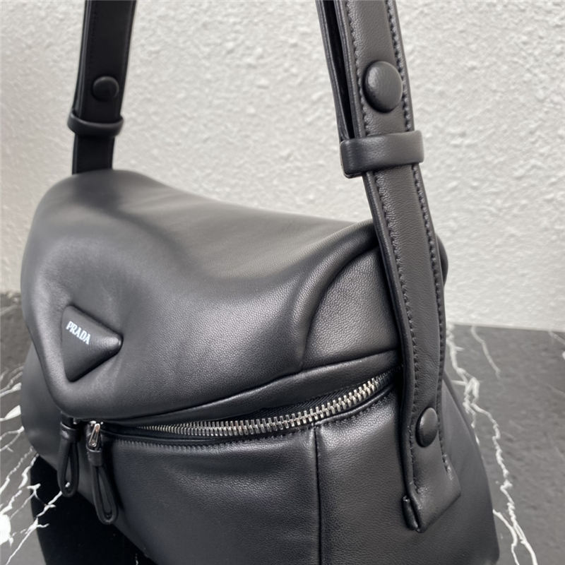 Prada Padded nappa leather Prada Signaux bag Black High