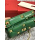 Valentino GARAVANI ROMAN STUD NAPPA CHAIN BAG Green High