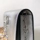 Valentino Vcase Small Chain Bag In Silver Metallic Lambskin High