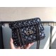 Valentino Spike Small Bag Crinkled Lambskin Black High