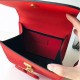 Valentino Small Vsling Shoulder Bag In Red Grainy Leather High