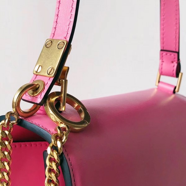 Valentino Small Vsling Shoulder Bag In Macaron Calfskin High