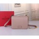 Valentino Small Vsling Shoulder Bag In Nude Calfskin High