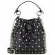 Valentino Small Spike Bucket Bag Noir High