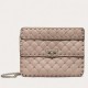 Valentino Spike Medium Bag Lambskin Nude High