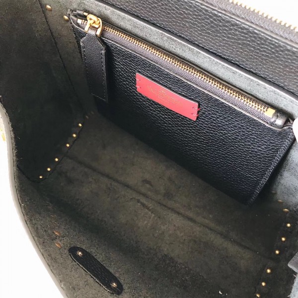 Valentino Hype Bag In Black Grained Calfskin High